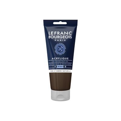 Lefranc Bourgeois - Peinture acrylique - terre d'ombre naturelle - 80 ml
