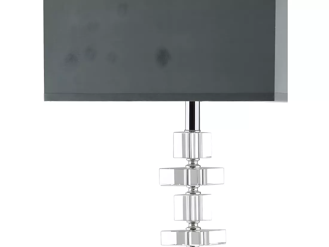 Lampadaire Transparent et chrome 36 X 36 X 153.03 cm - Yvette