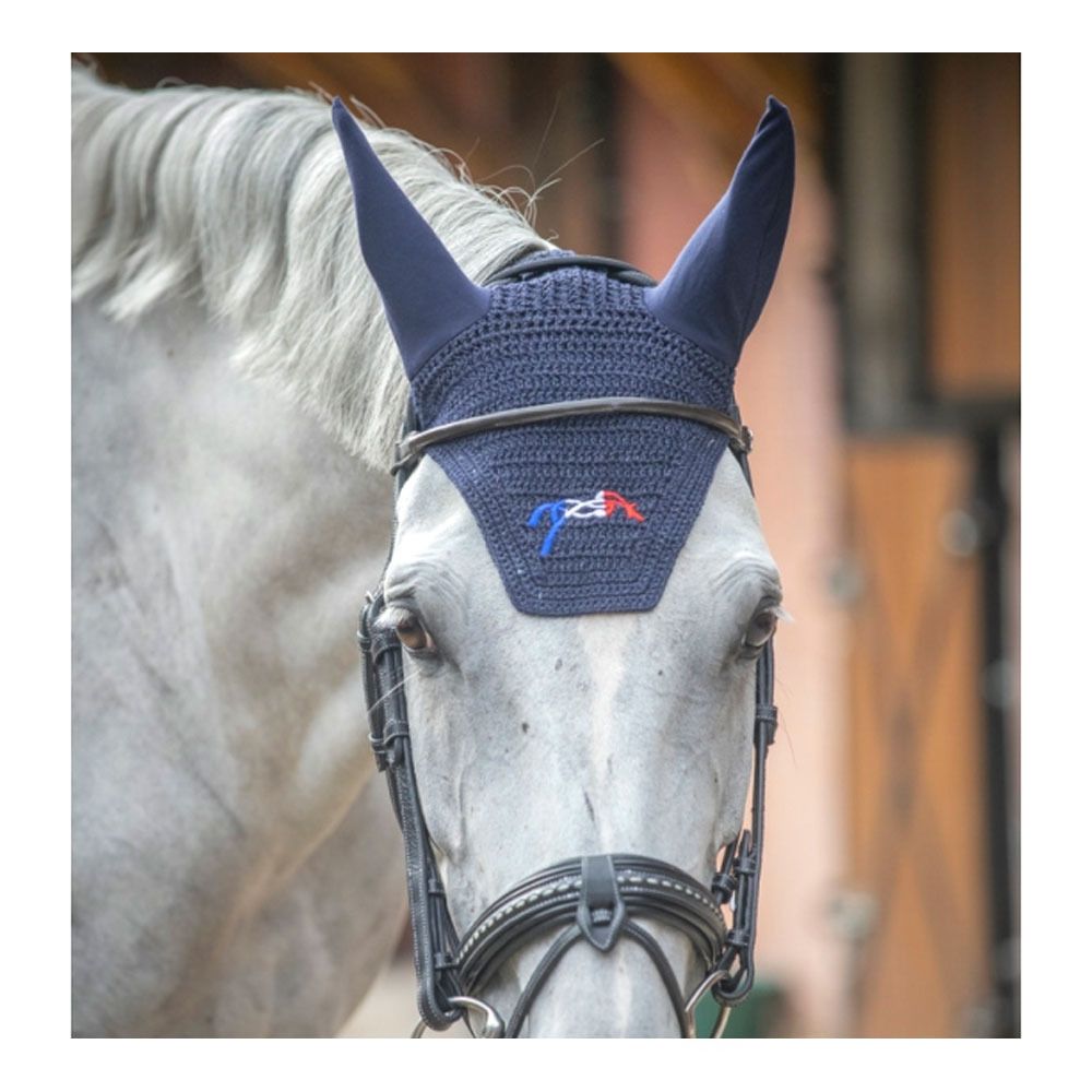 Pénélope GLITTER - Bonnet anti-mouches marine