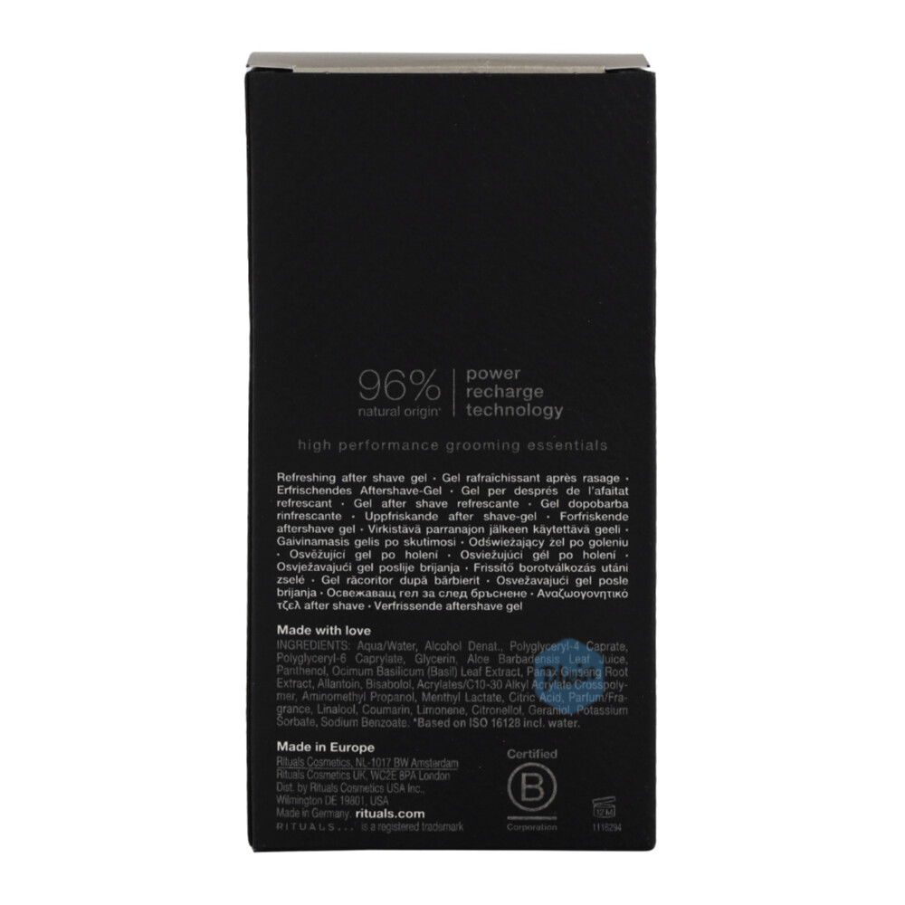 Rituals After Shave Refreshing Gel Homme100 ml