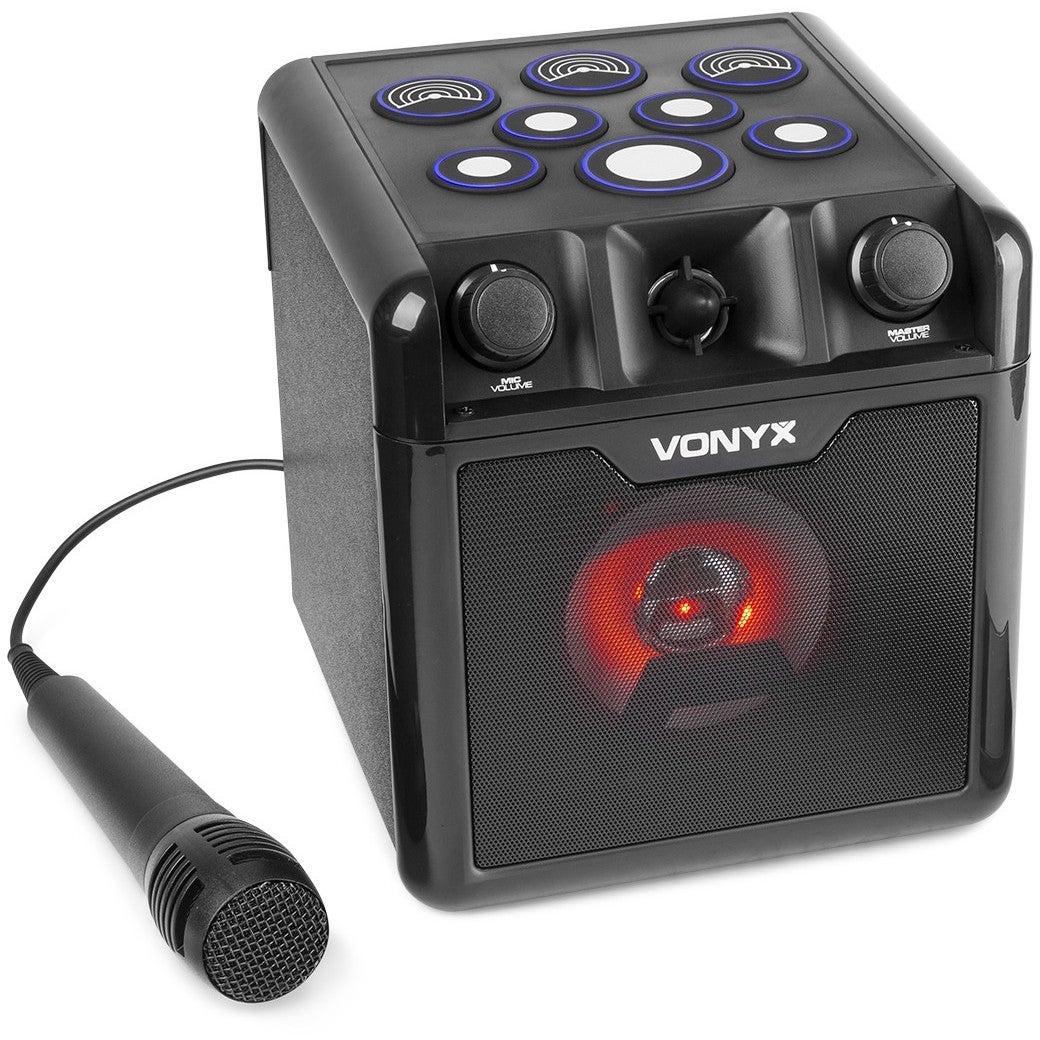 Vonyx SBS50B-DRUM karaoke set met drumpads