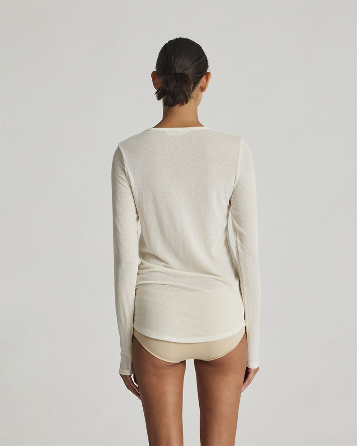 Gai&Lisva Thyra L/S Wool Top Off white