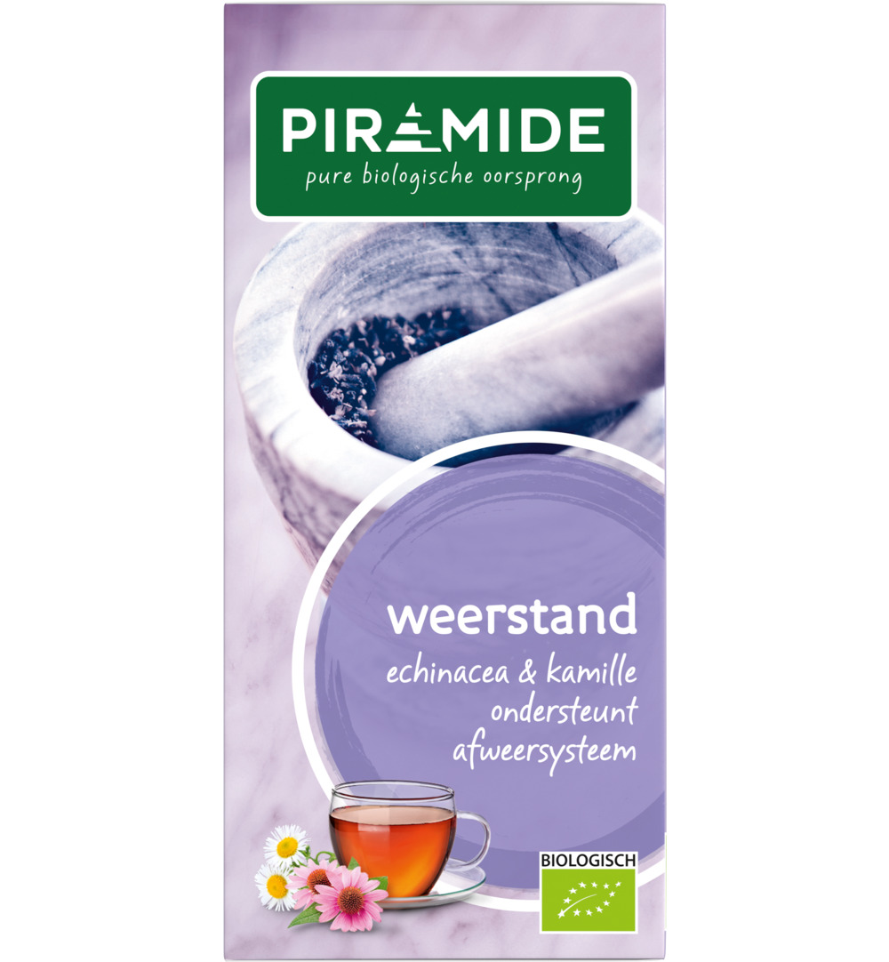 Piramide Weerstand Thee Eko Bio (20 stuks)
