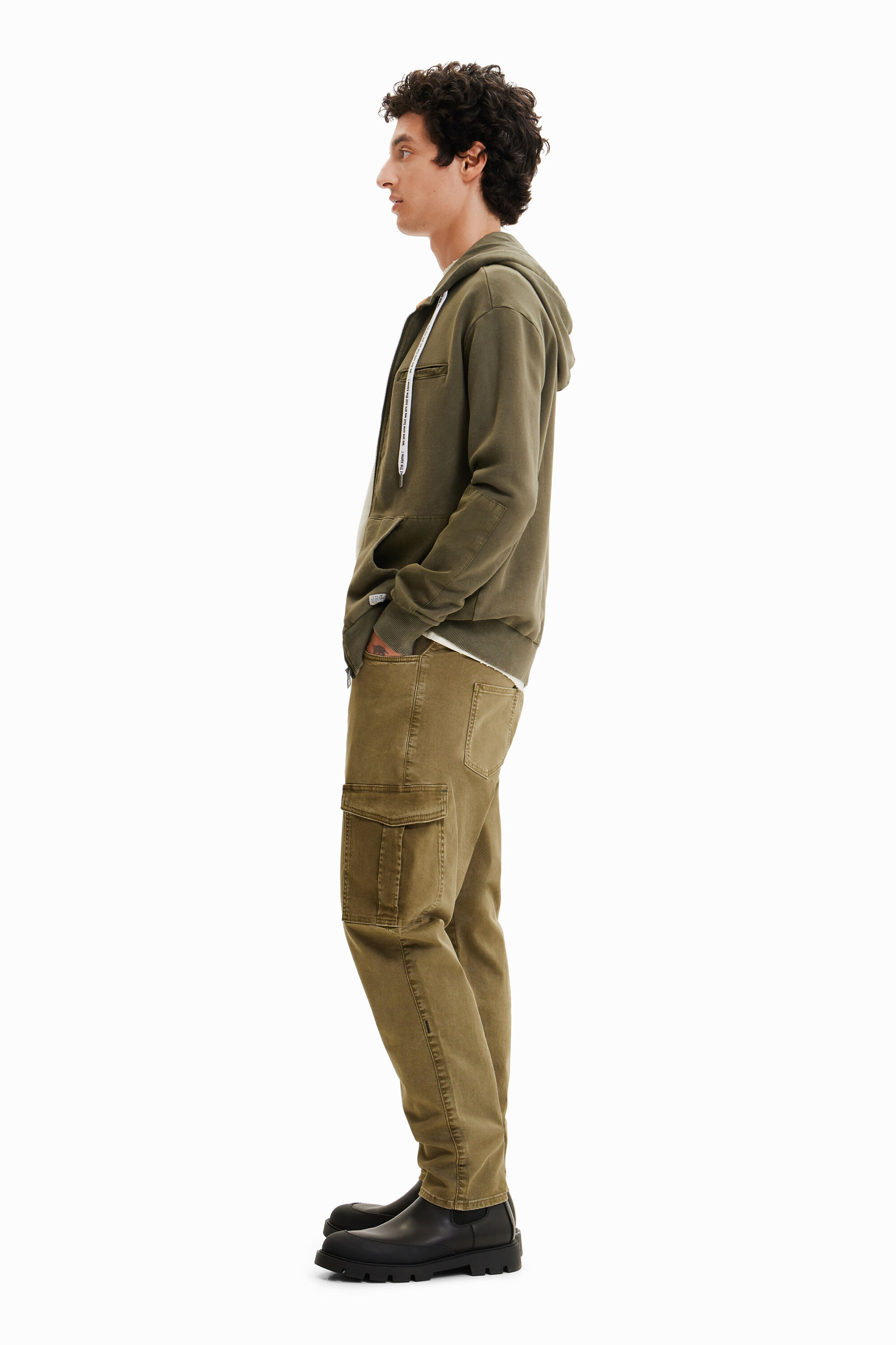Sweat-shirt capuche fermeture Éclair