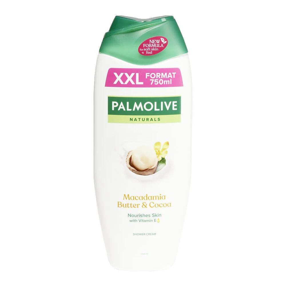 Gel douche Palmolive Naturals beurre de macadamia et cacao 750ml