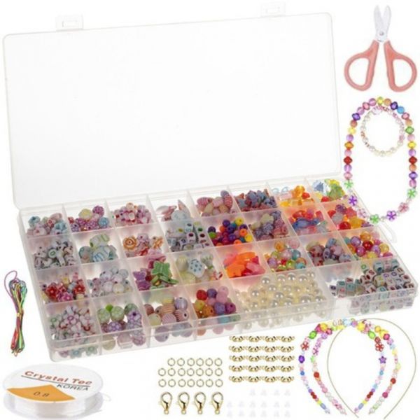 Kruzzel Kit de Criação de Pulseiras para Criança