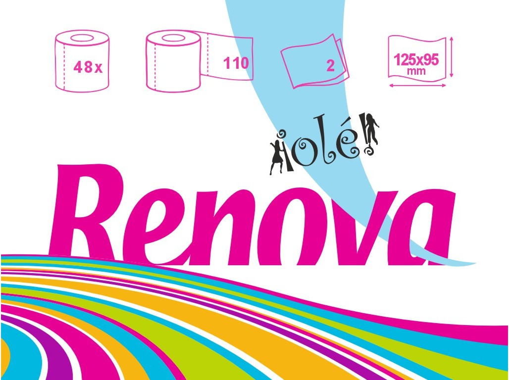 PAPEL RENOVA HIGIÉNICO OLÉ 38 ROLOS  10 ROLOS