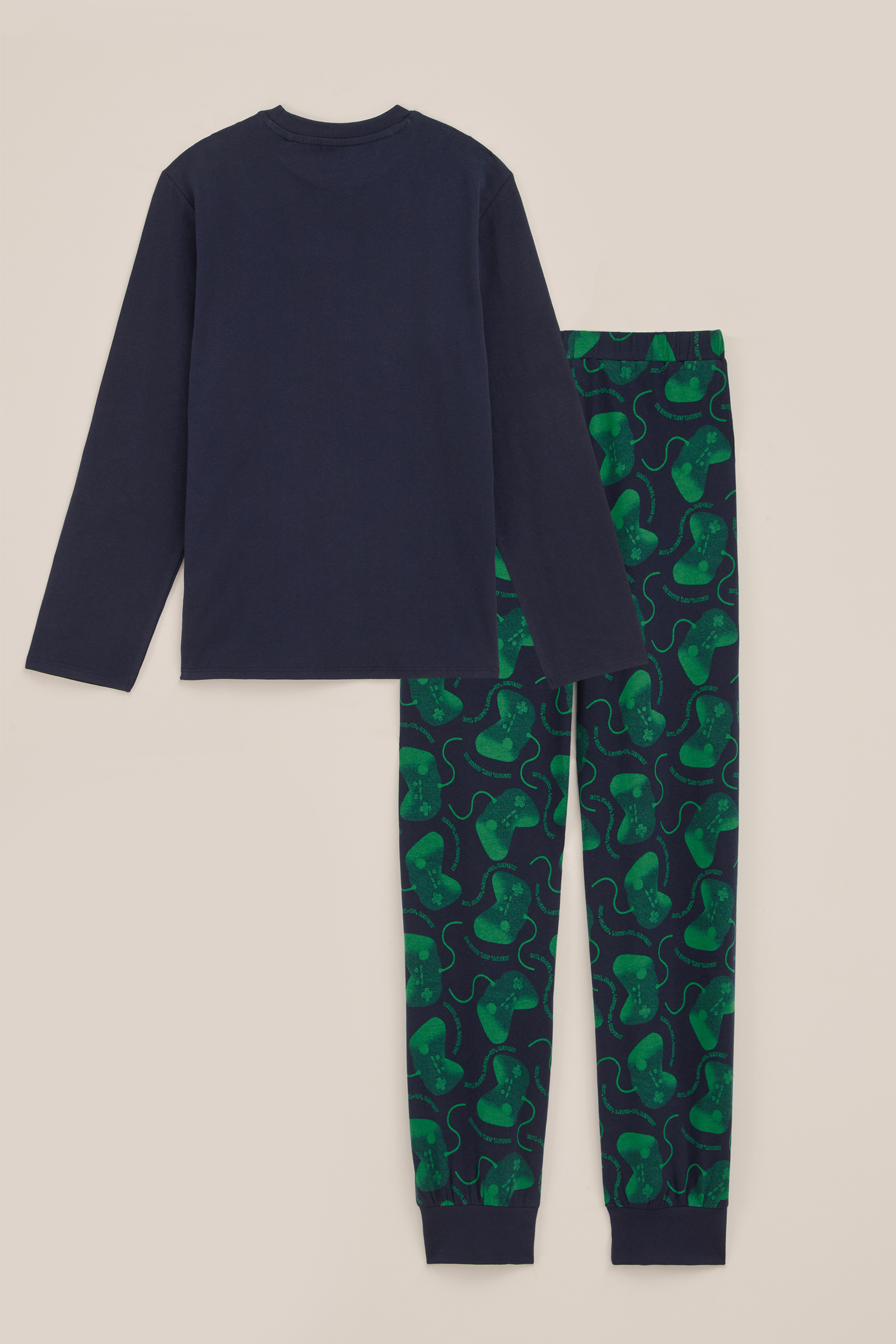 Jongens pyjamaset met dessin WE Fashion Donkerblauw