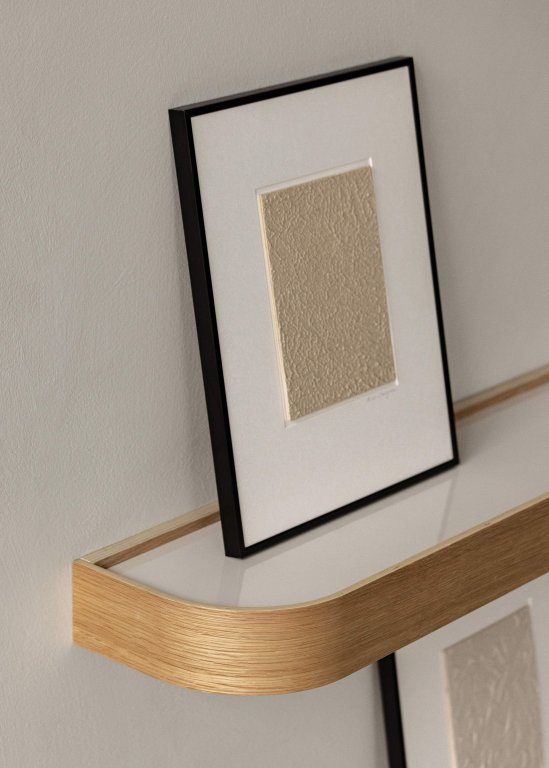 Audo Copenhagen Epoch 79 wandplank donker eiken/zwart