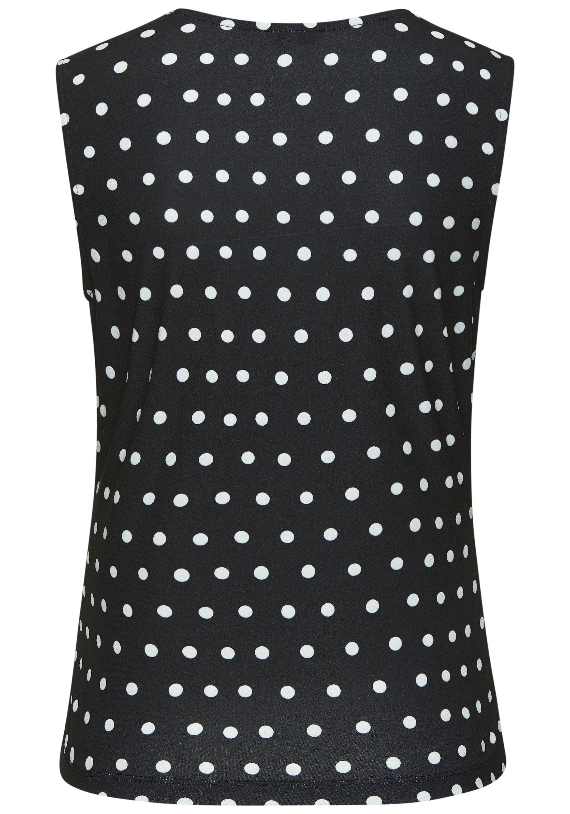 LASCANA Tanktop , in Wickeloptik, Blusentop mit Alloverdruck und seitlicher Raffung