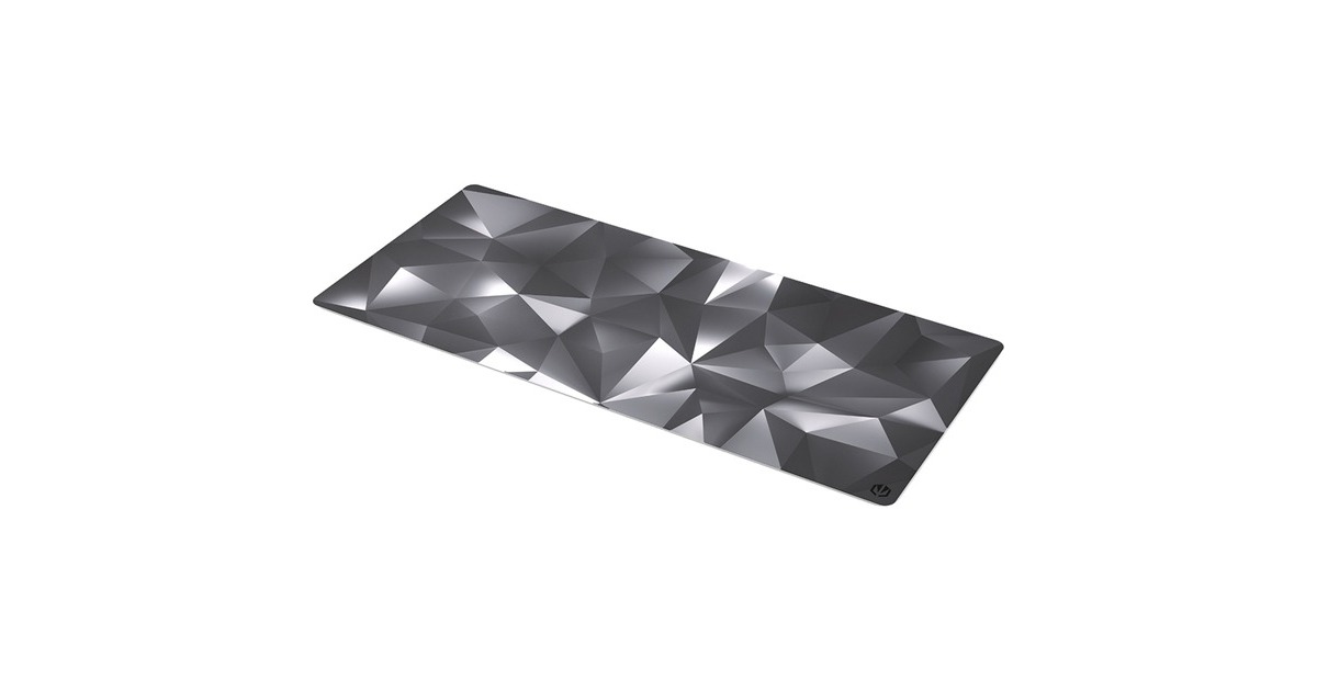 ENDORFYCrystal Black XL gaming muismat  (Zwart/grijs)