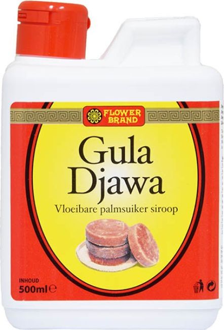 Flower Brand Gula Djawa Vloeibare Palmsuiker Siroop 500ml