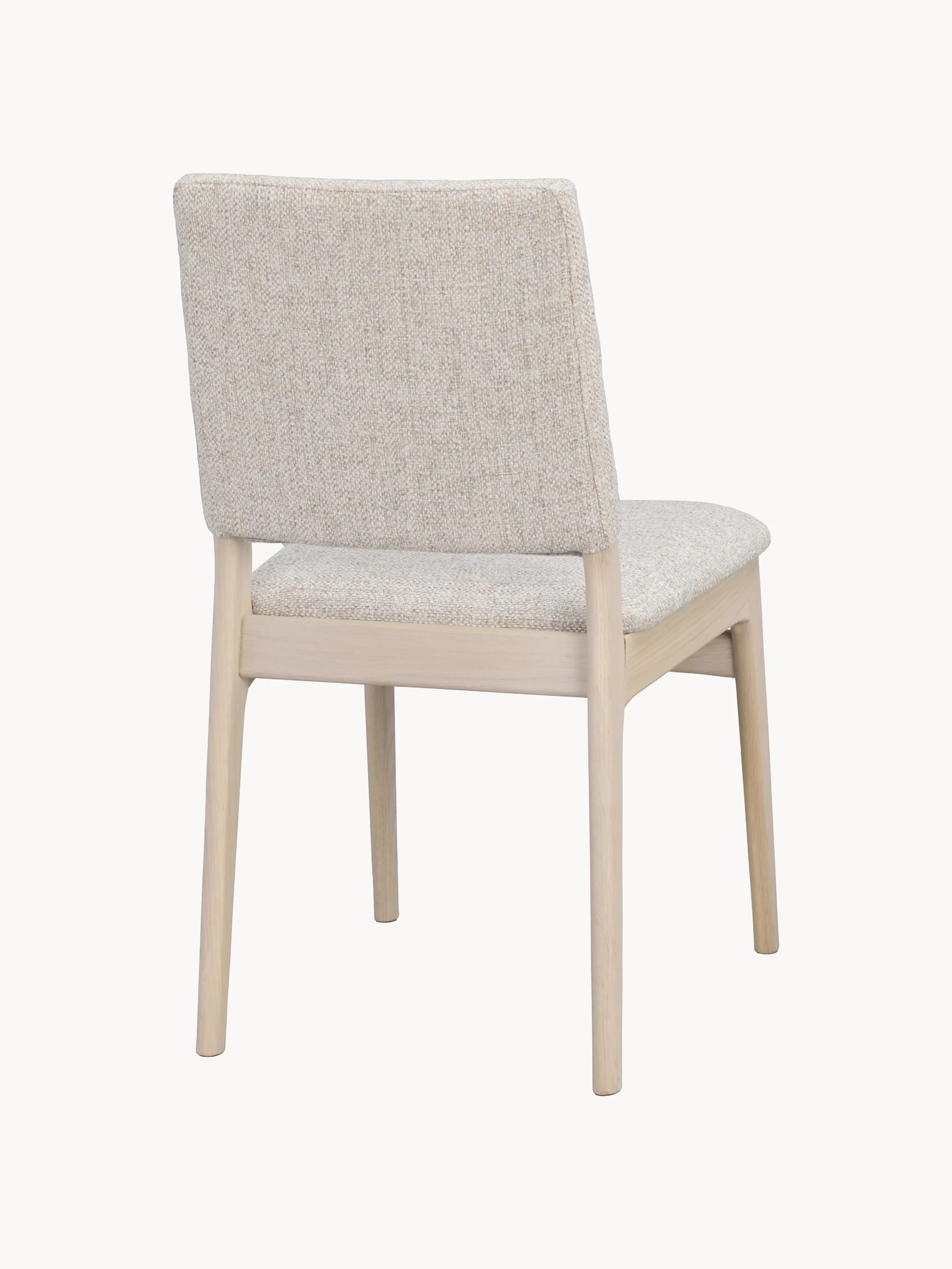 Gestoffeerde eikenhouten eetkamerstoelen Medford, 2 stuks