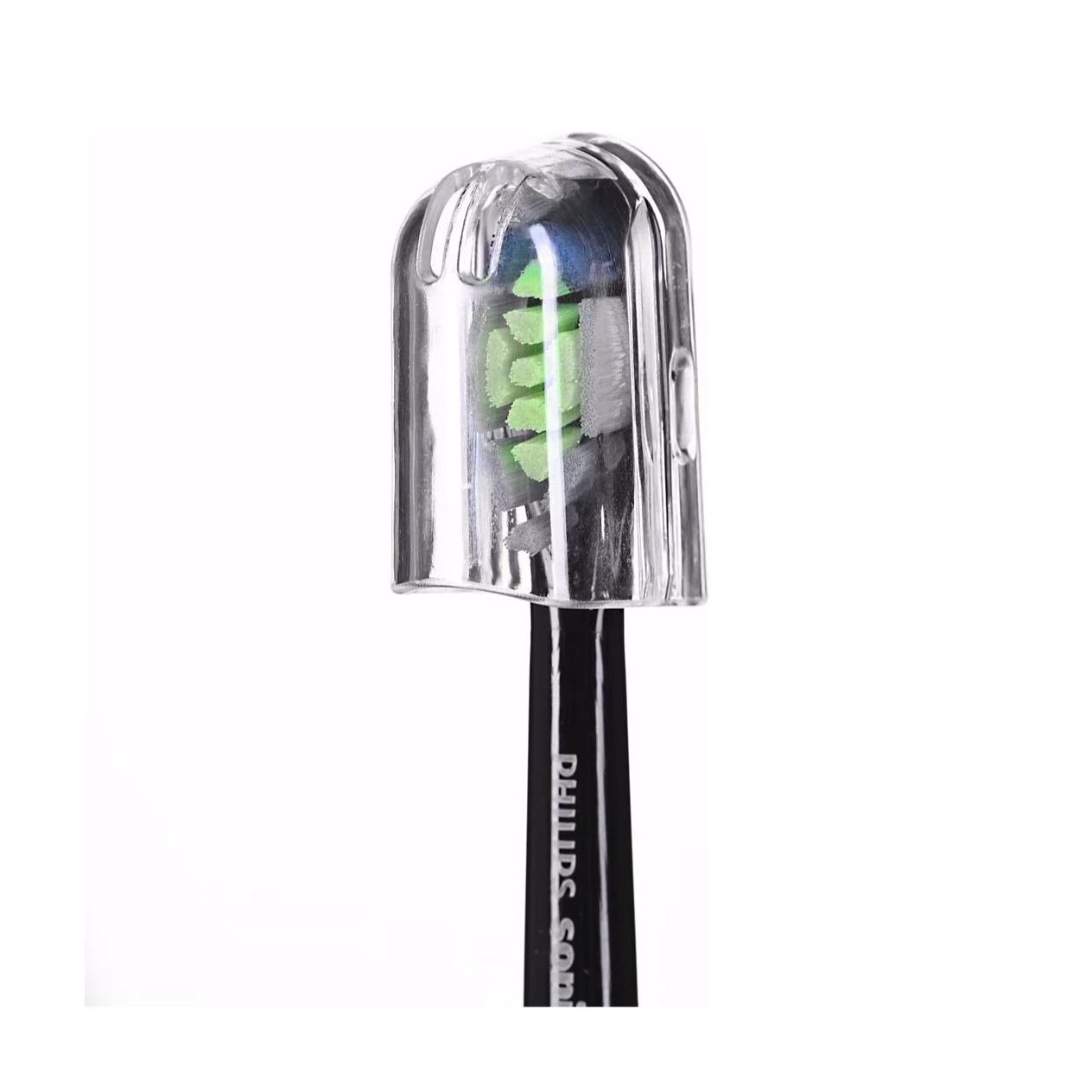 Sonicare ProtectiveClean 4300 Elektrische Zahnbürste Schallzahnbürste mit Induktiver Ladestation (HX6800/44) - Schwarz / Grau