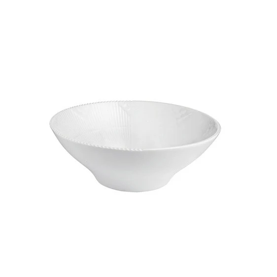 Royal Copenhagen  Hvid Elements portionsskål - 18 cm.