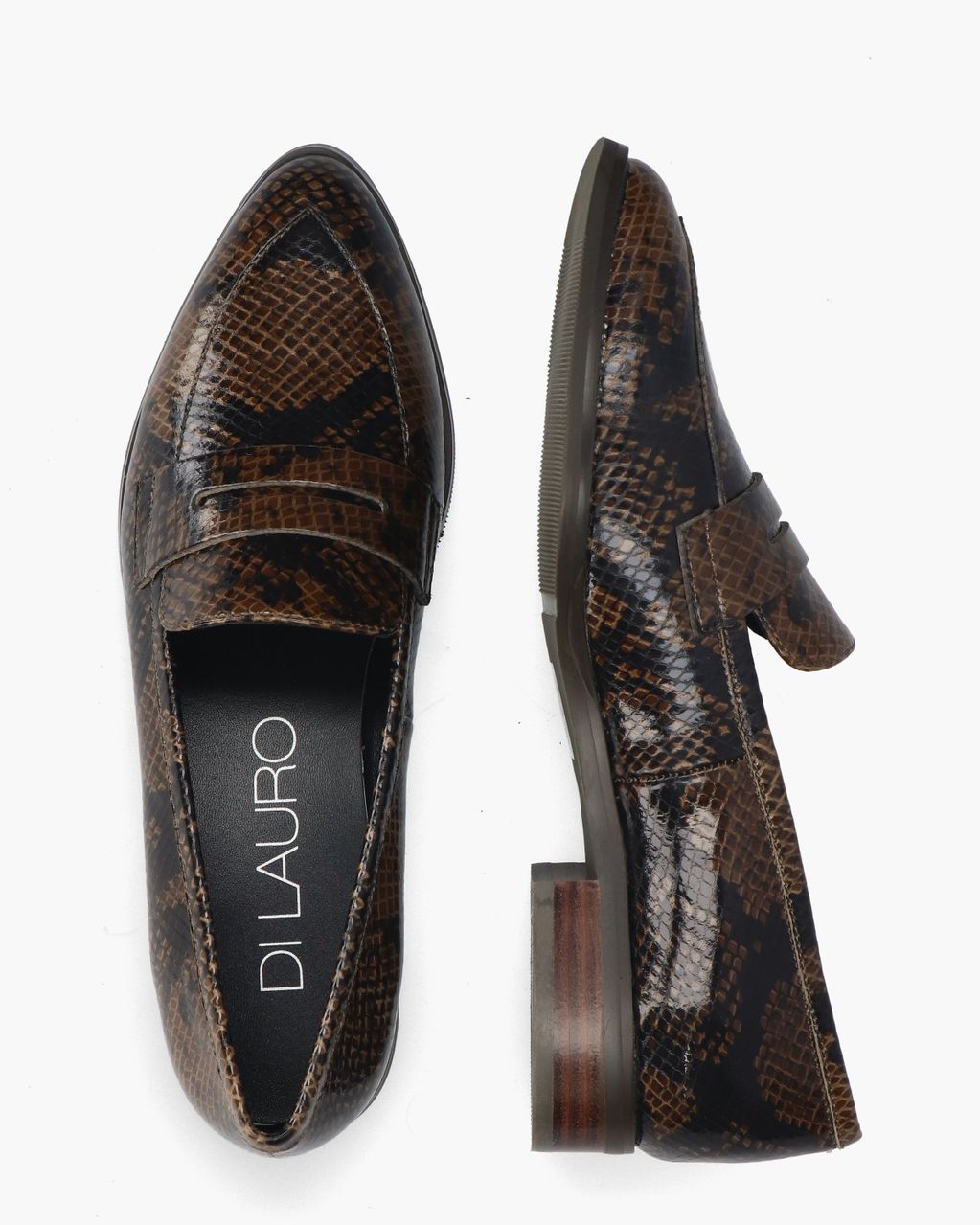 Di Lauro Chiara Donkerbruin Damesloafers