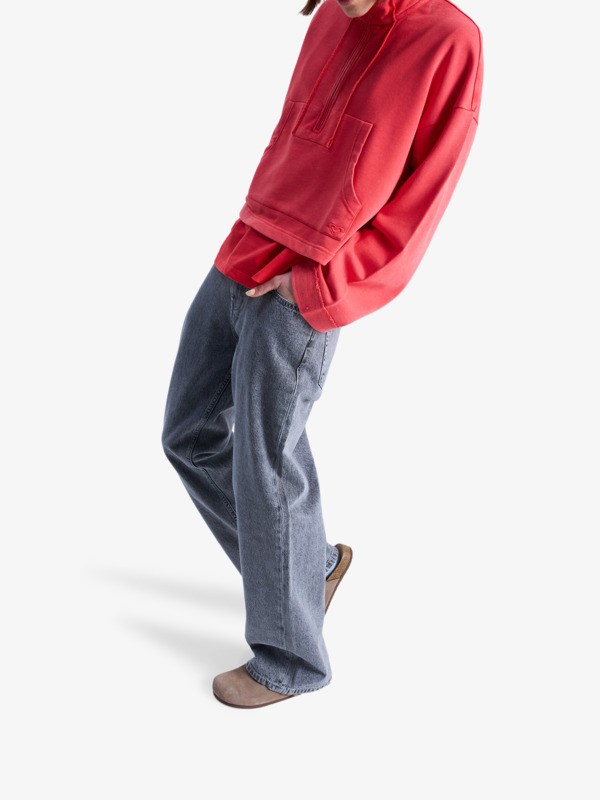 Dawn Patrol Mid Lava Jeans à coupe ample Noir Femme