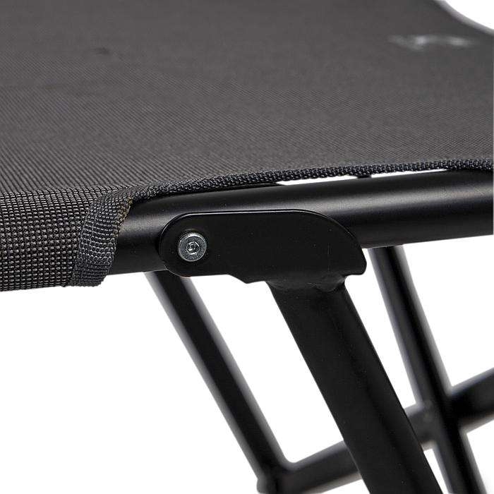 Bo-Camp Camping bed XL Feldbett 209 x 71 x 45 cm schwarz