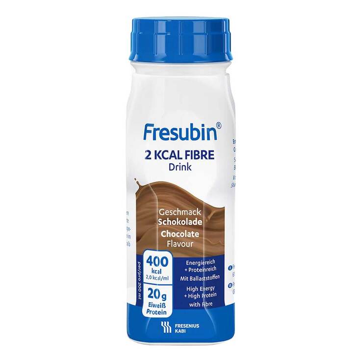 Fresubin 2 kcal fibre Drink Schokolade Trinkflasche, 24X200 ml