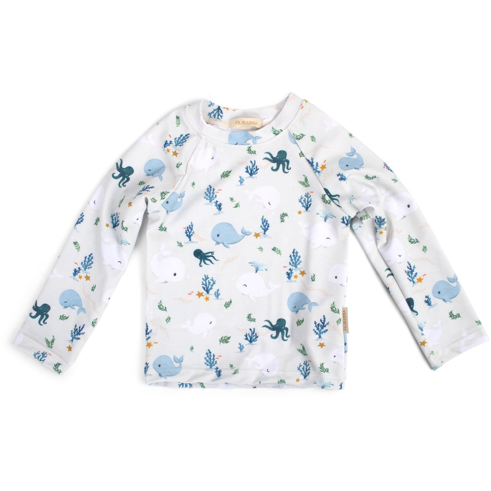 Køb FILIBABBA Christian's Whale Tales Nor Uv Bluse Ls