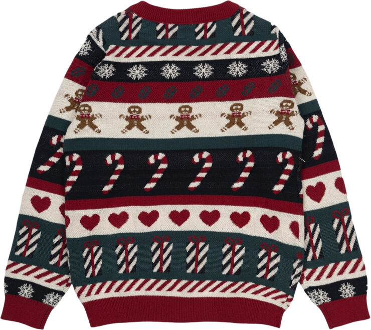 The New TNHoliday Jacquard Pullover Multi colour