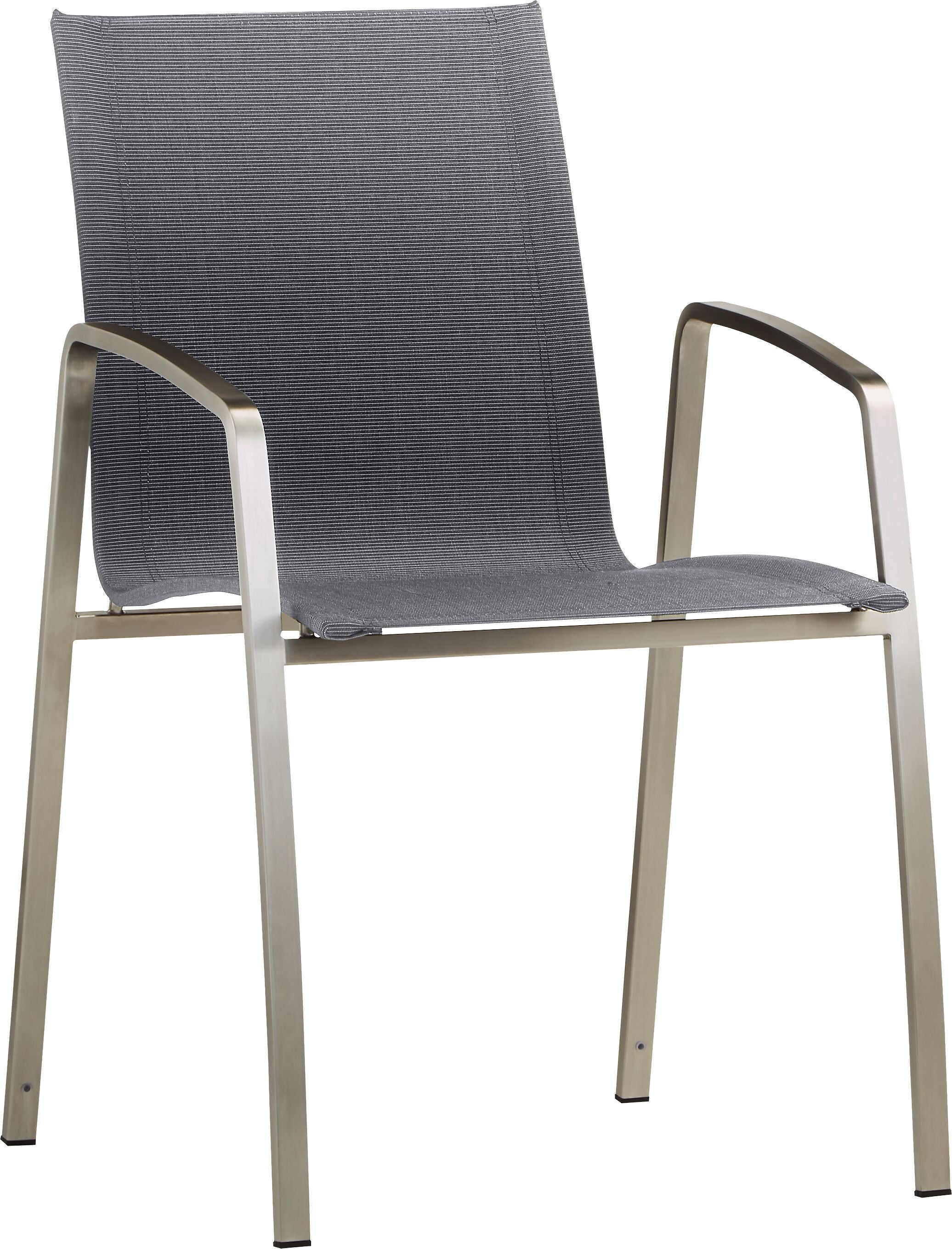 MALO Stuhl - Edelstahl / B: 54.0 cm x T: 53.0 cm x H: 87.0 cm