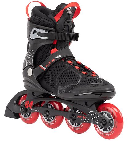 K2 Rollschuhe - F.I.T 84 Pro - Schwarz/Rot - Inliner