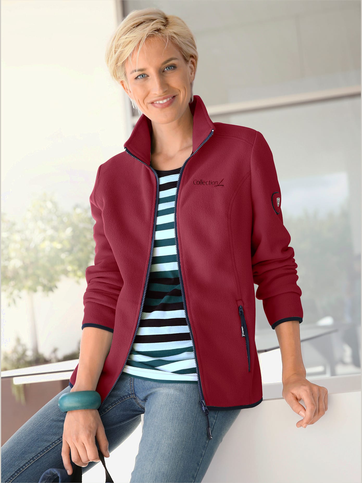 Veste polaire traitement contre les bouloches