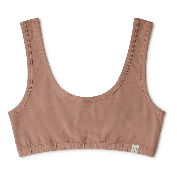 Matona Brassière Basic Coton Bio - Collection Femme  | Terracotta