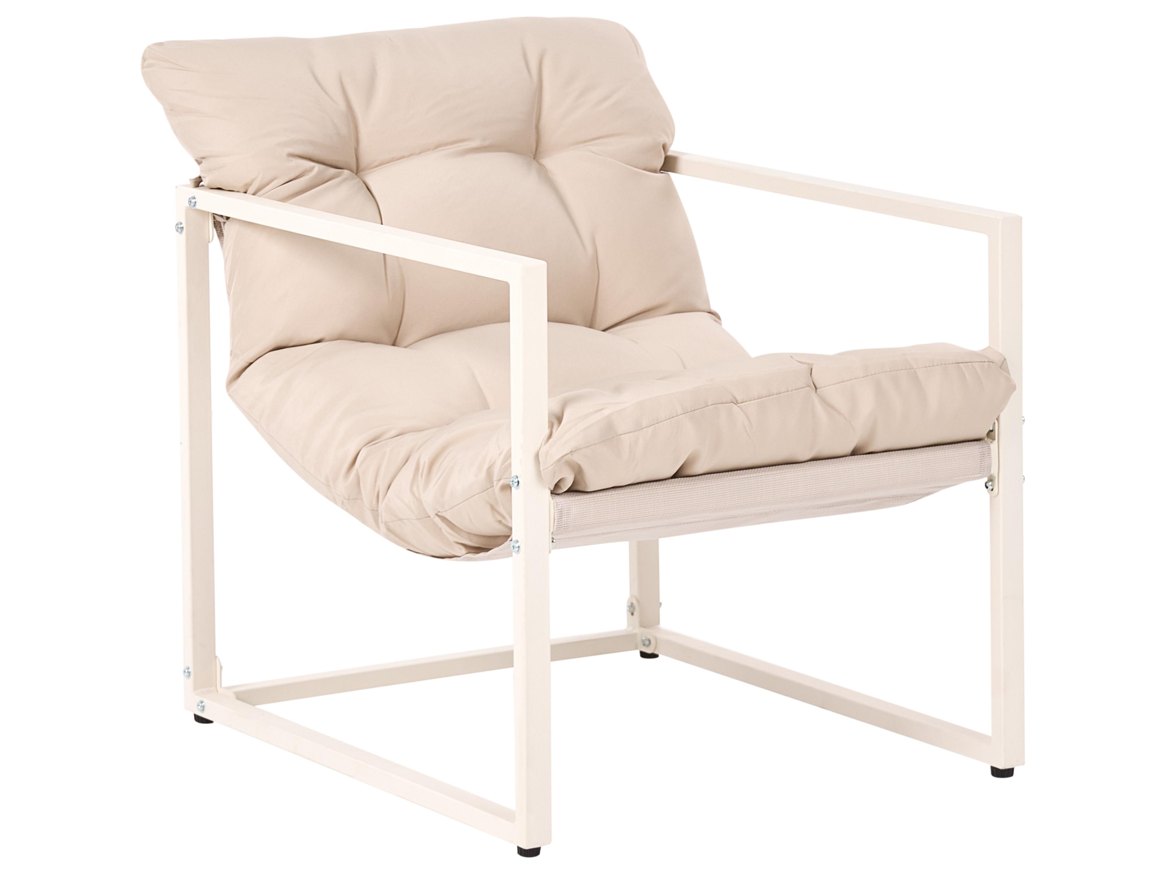 Loungeset met tafel 4-zits GARDA Metaal Beige