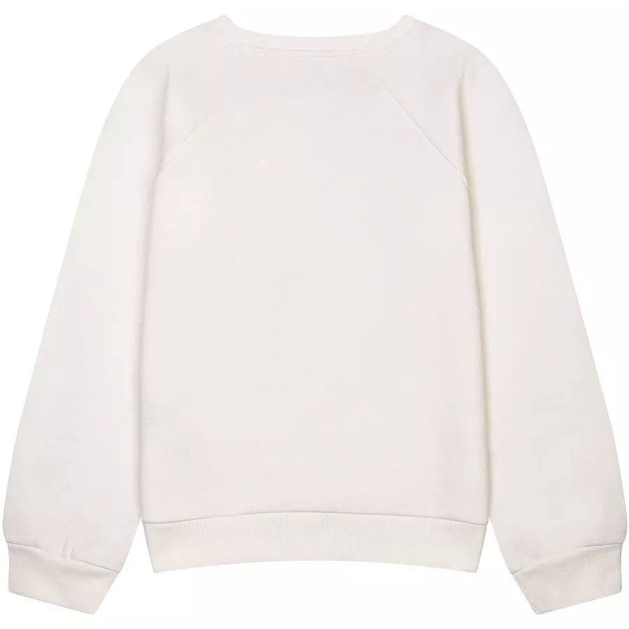 MINOTI Sweatshirt mit Pailletten Cremeweiß