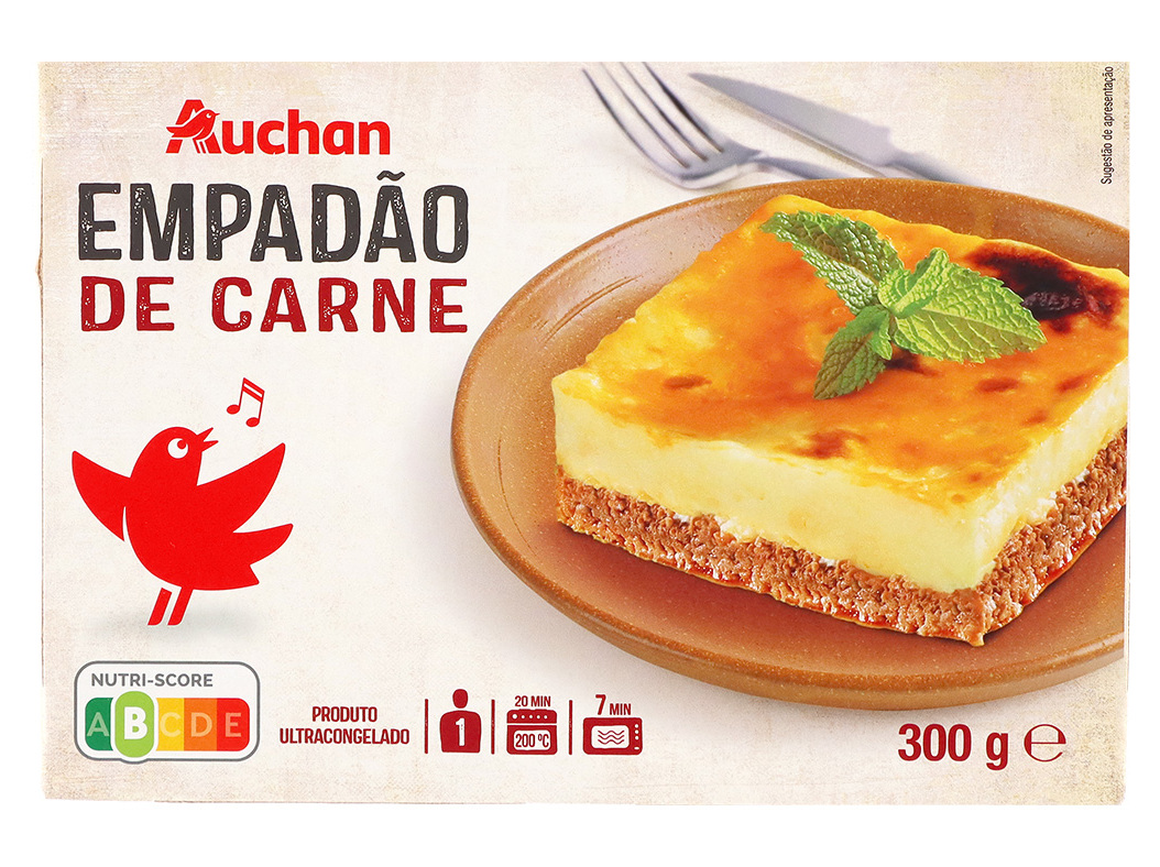 EMPADÃO DE CARNE AUCHAN ULTRACONGELADO 300G