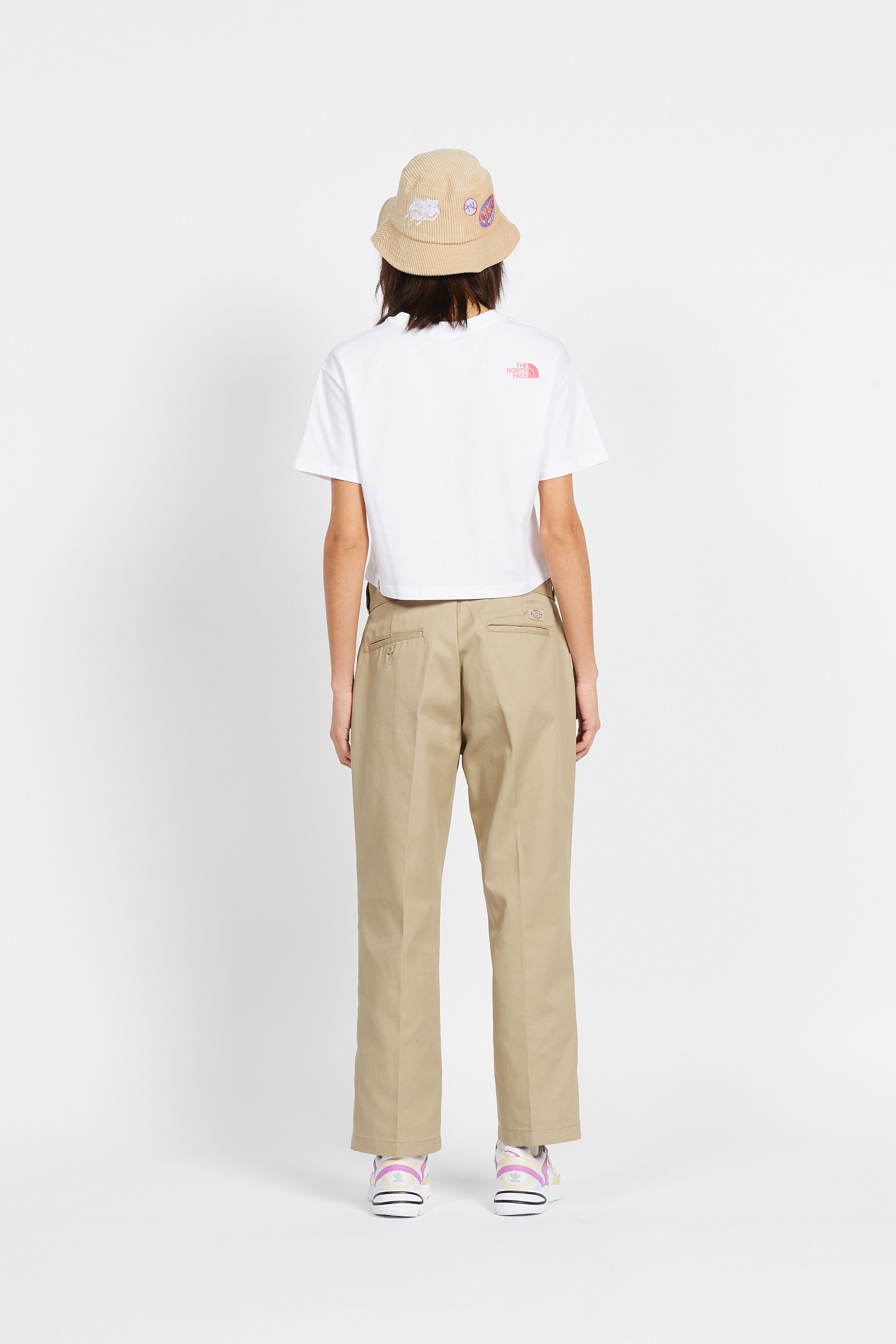 THE NORTH FACE T-shirt COORDINATES CROP Blanc