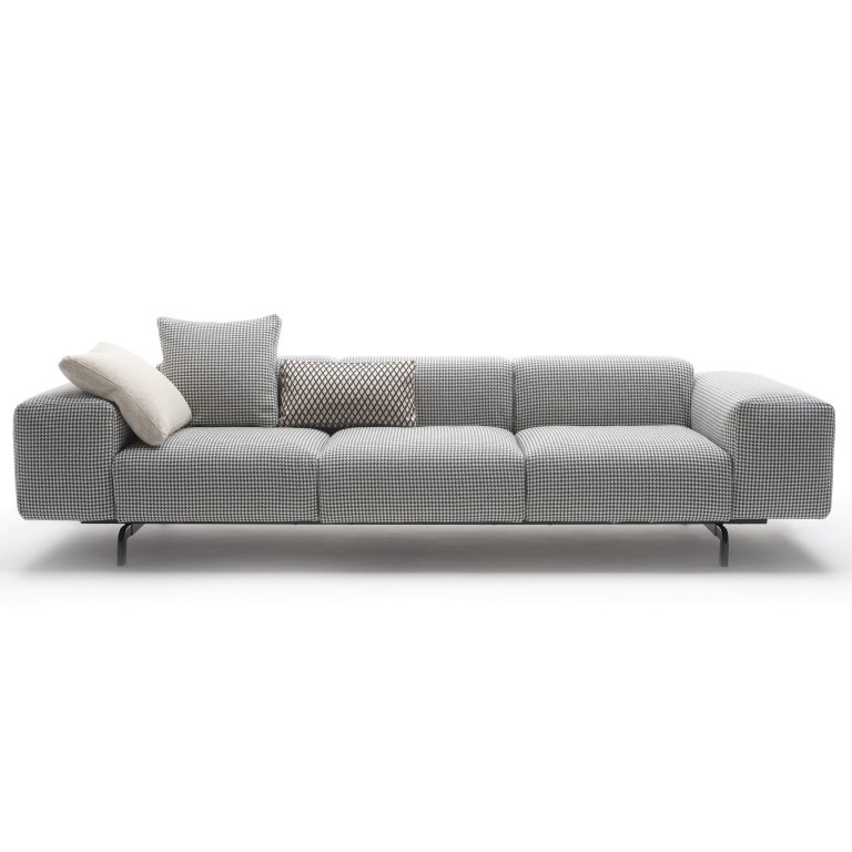 Kartell Largo bank driezitter zwart