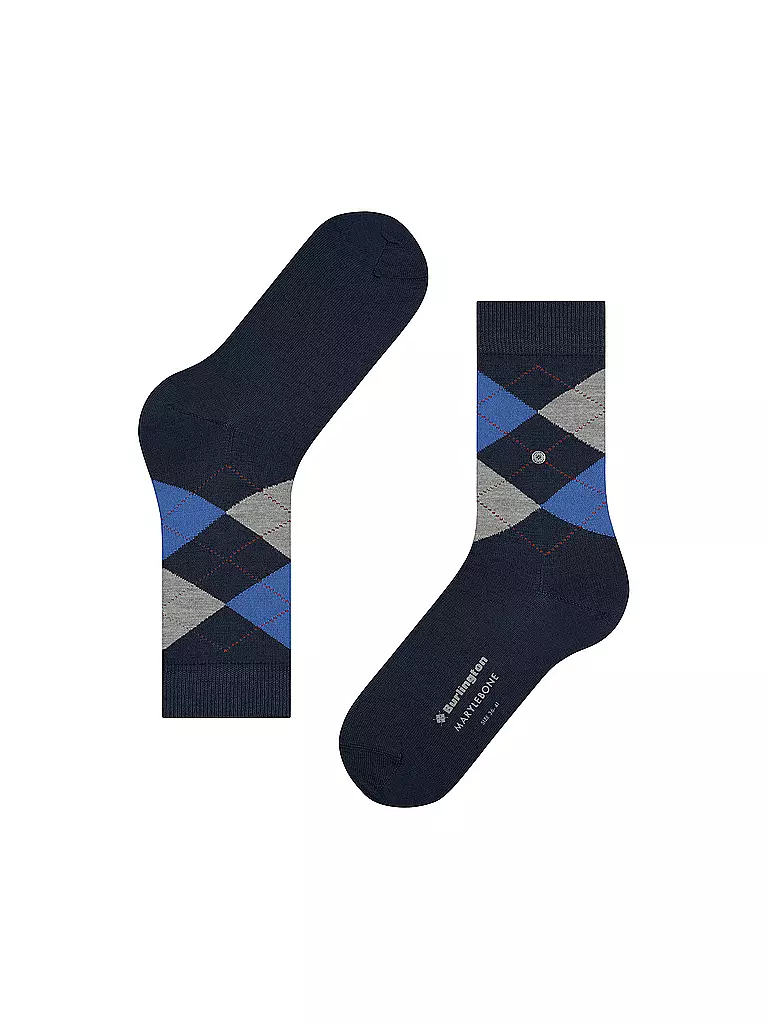 BURLINGTON Damen Socken MARYLEBONE 36-41 marine dunkelblau