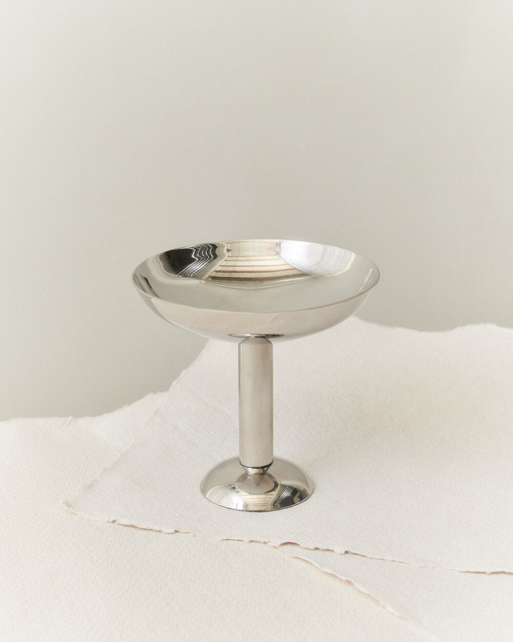 Louise Roe  Metal Champagne Coupe, Tall - H12 cm.