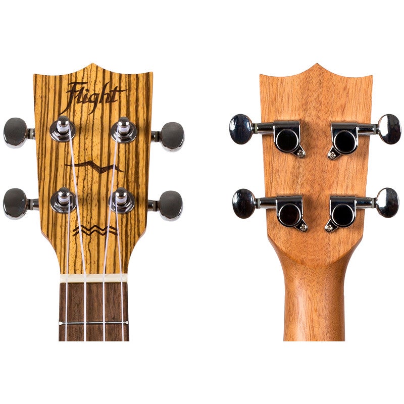 Flight Designer Series DUC328E SP/ZEB elektrisch-akoestische concert ukelele met gigbag