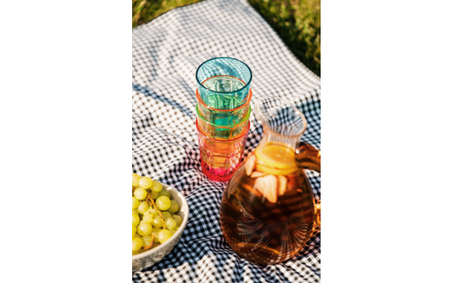 Trinkgläser Soda 340 ml 4er Set bunt