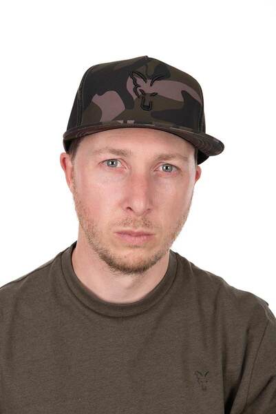 Casquette de Pêche Réglable Camouflage Fox