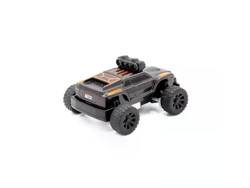 Turbo Racing Micro Monster Truck TC-01, Schwarz, RTR, 1:76 Vollwertiges RC-Auto im micro Format