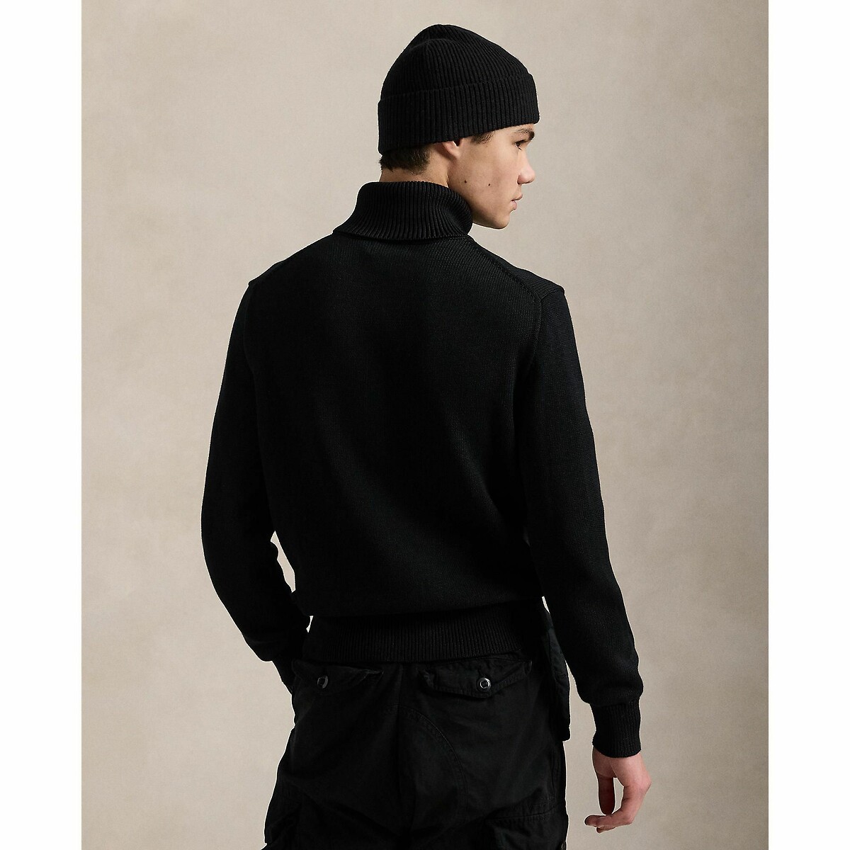 POLO RALPH LAUREN<br>Gola alta de algodão