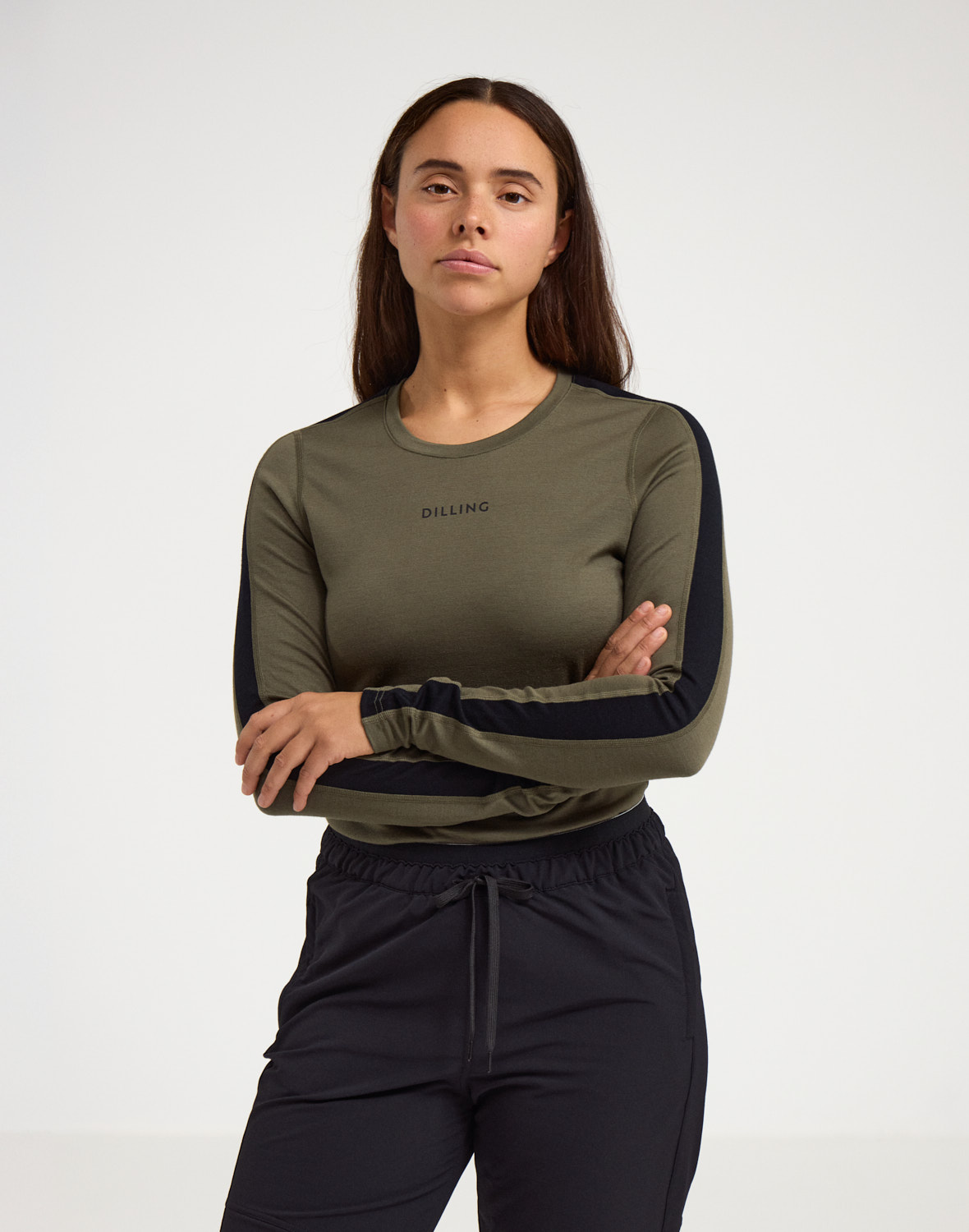 Shirt van merinowol voor dames in Roze Anjer