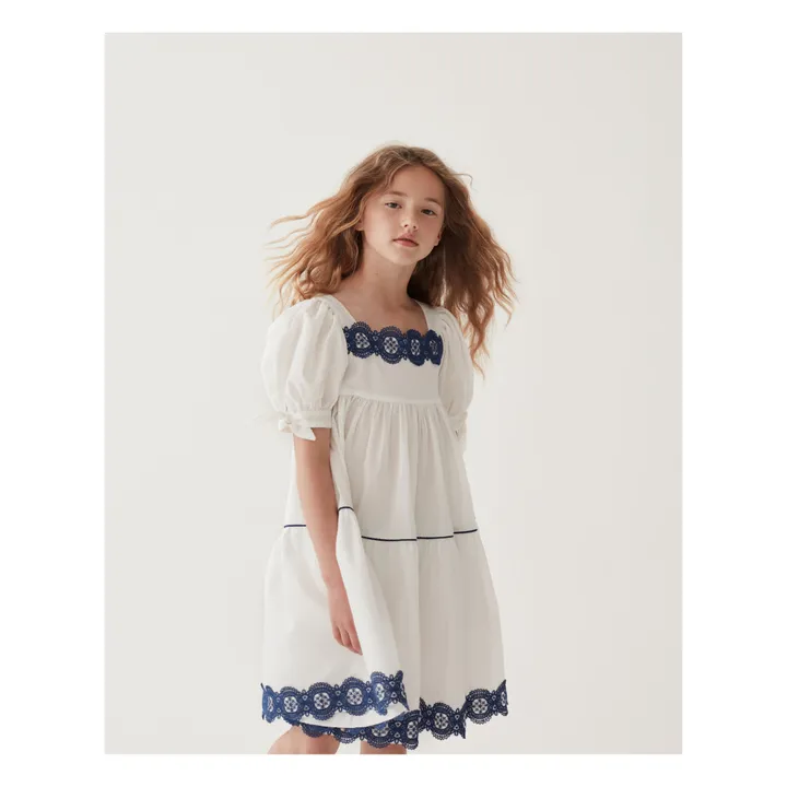 The Middle Daughter Robe Popeline de Coton | Blanc