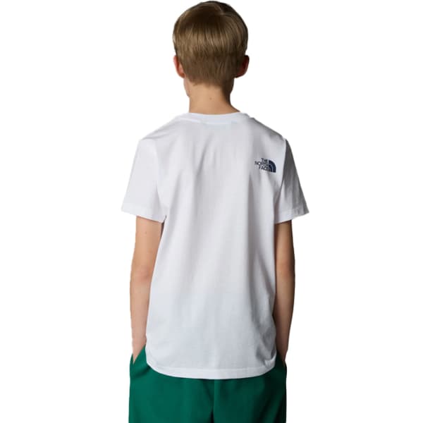 T-shirt THE NORTH FACE B TOPOGRAPHIC S/S TEE TNF WHITE