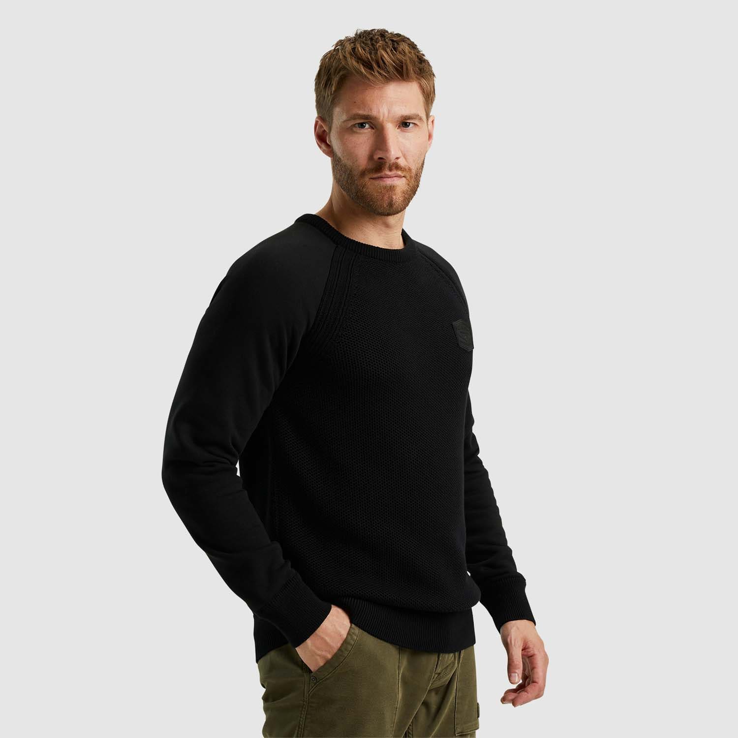 PME Legend  R-neck knit sweat combination
