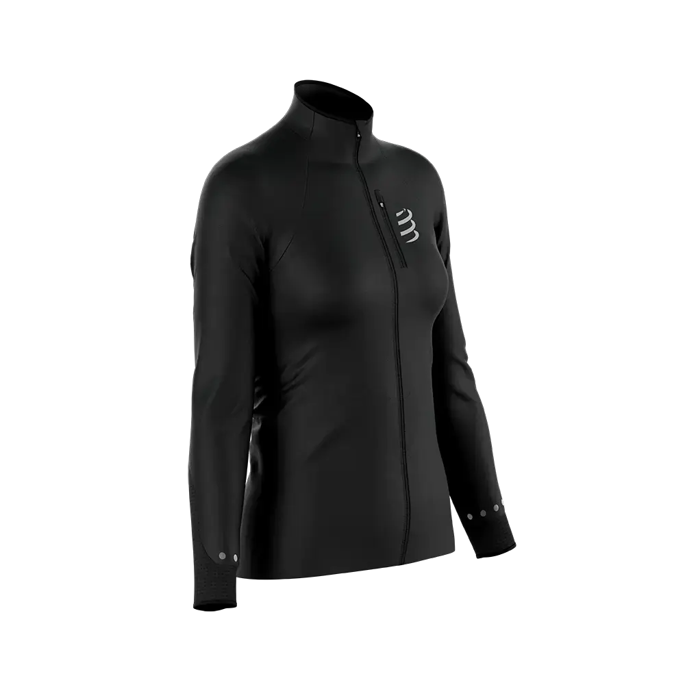 Compressport Hurricane Windproof Hardloopjack Zwart Dames