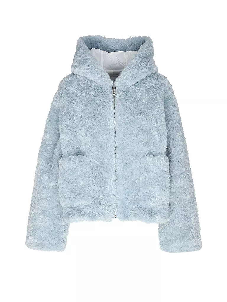 JAKKE Jacke in Felloptik DAPHNE hellblau