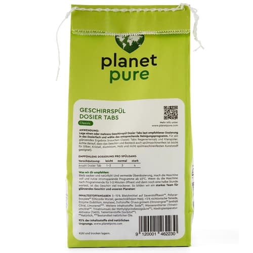 Planet Pure Geschirrspül-Dosier Tabs