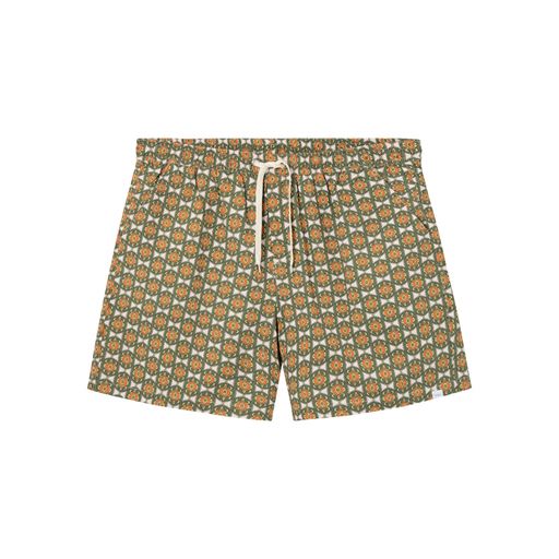 Les Deux Stan Badeshorts, Vineyard Green/Light Pink, L