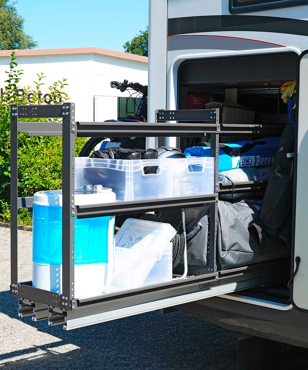 Weih-tec  Load Move R2 Heckgaragen-Regalsystem
